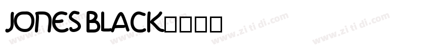 Jones Black字体转换